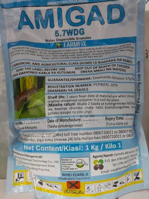 Amigad 5.7wdg Insecticide for Fall Armyworms 1kg
