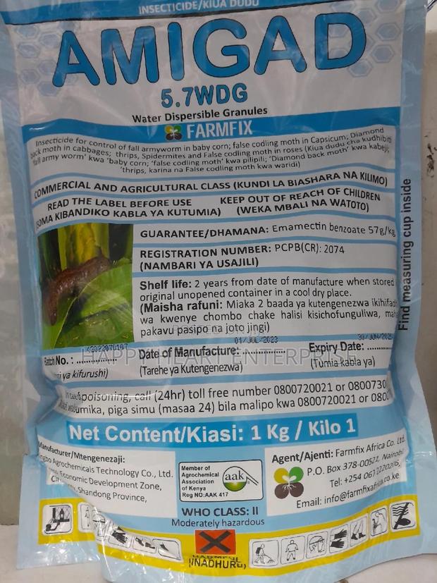 Amigad 5.7wdg Insecticide for Fall Armyworms 1kg