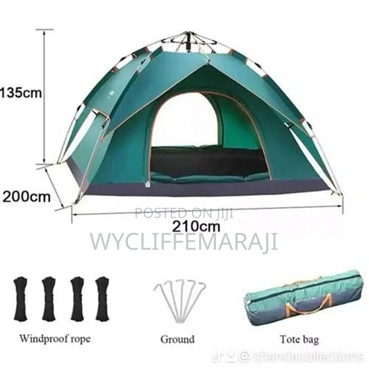 3 to 4 Person Automatic Tent Water Proof