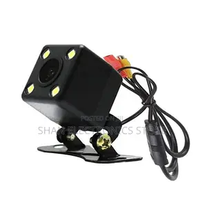 170 Wide Angle and Lanyard Reverse 4 LED Car Rearview Camera