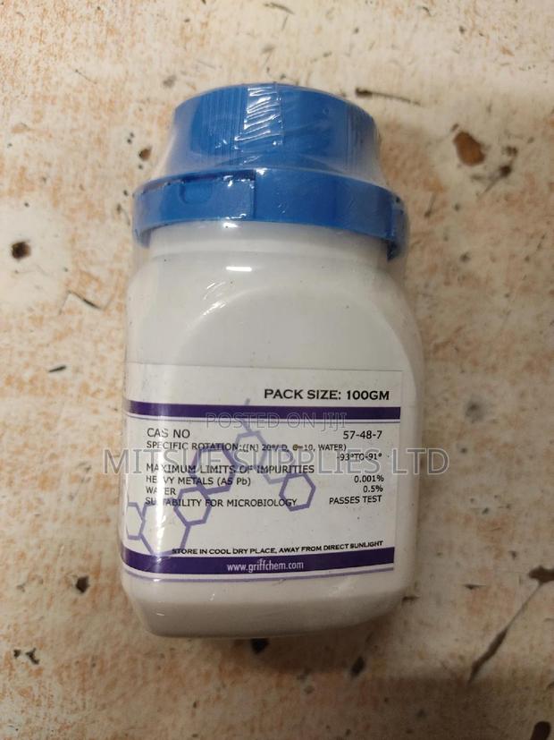 D- Fructose , Fruit Sugar 100G for General Use - thumbnail 2