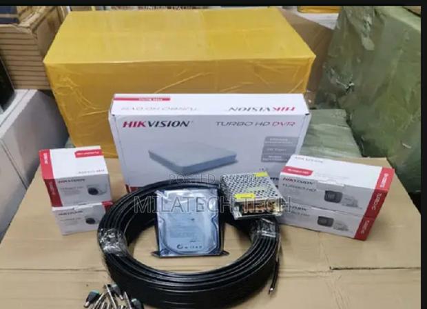 4 Hikvision 1080P Full HD 2MP CCTV Cameras Complete System - main view