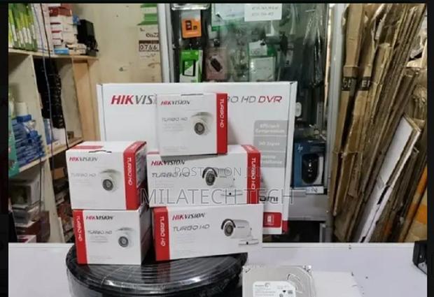 New 5 1080P 2MP Hikvision CCTV Cameras Complete Full Kit; 