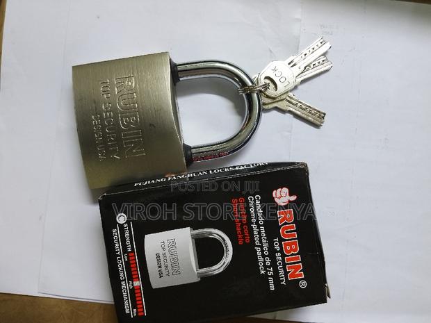 Water Resistant Padlock Gate Padlock 75mm Rubin Heavy Lock - main view