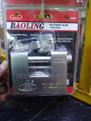 Boaling 5 Keys Rectangular Padlock 84mm Lock - thumbnail 2