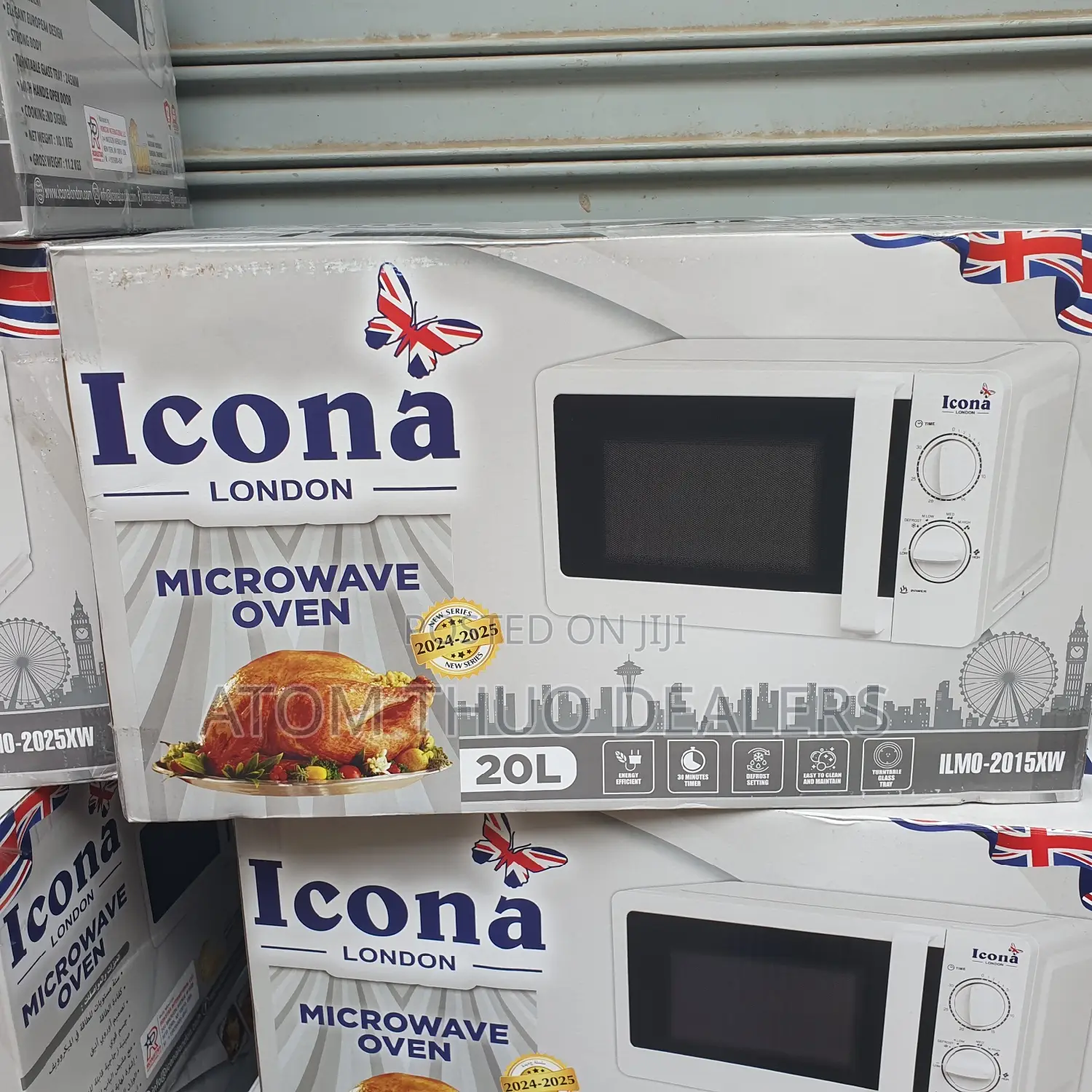 Icona Manual Microwave White in Colour 