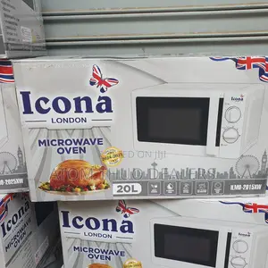 Icona Manual Microwave White in Colour 