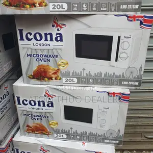 Icona Manual Microwave White in Colour 