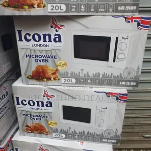 Icona Manual Microwave White in Colour 