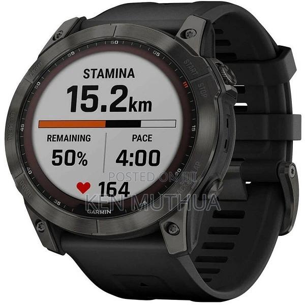 Garmin Fenix 7X Pro Sapphire Solar Carbon Grey DLC Titanium