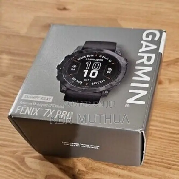 Garmin Fenix 7X Pro Sapphire Solar Carbon Grey DLC Titanium