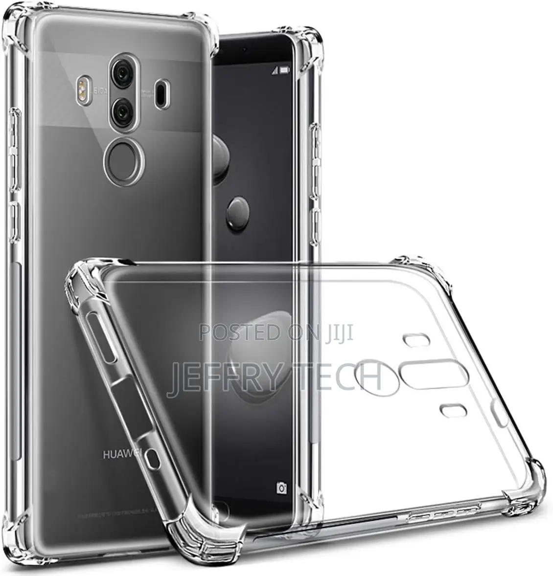 Huawei Mate 10 Pro Case, Crystal Clear Soft TPU Shock Absorp