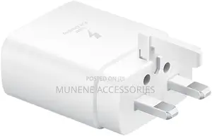 Samsung 45w Superfast Charger for Samsung iPhone White