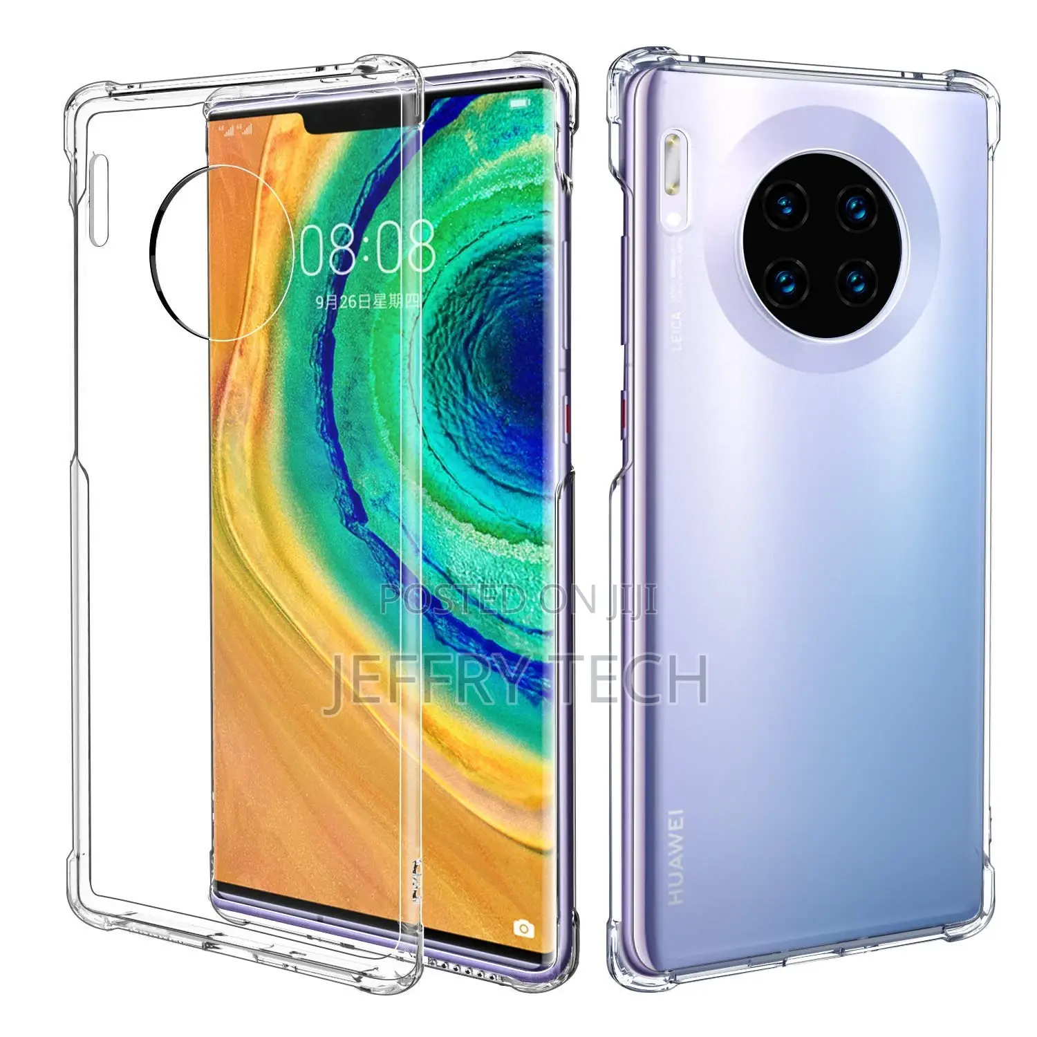 Huawei Mate 30 Pro, [Bumper] Exculsive Silicon Transparent W