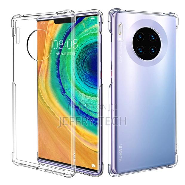 Huawei Mate 30 Pro, [Bumper] Exculsive Silicon Transparent W - main view