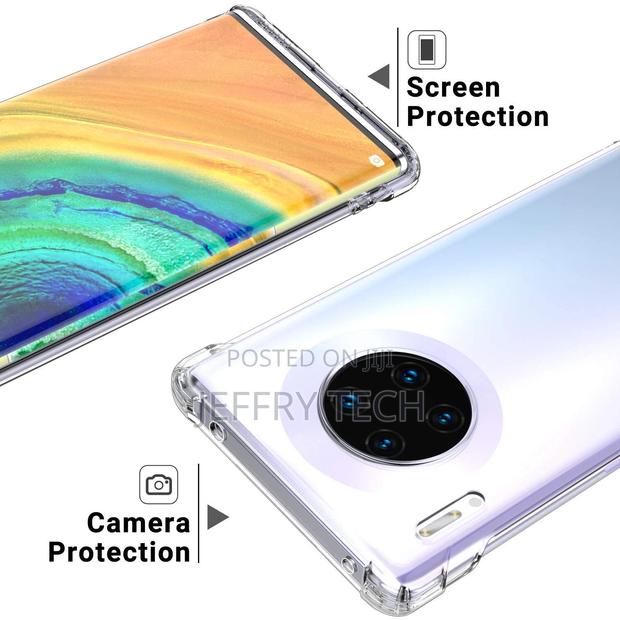 Huawei Mate 30 Pro, [Bumper] Exculsive Silicon Transparent W - thumbnail 3