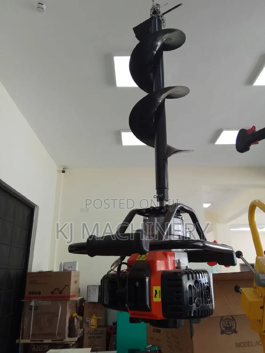 Earth Augers Petrol Four Stroke Engine.