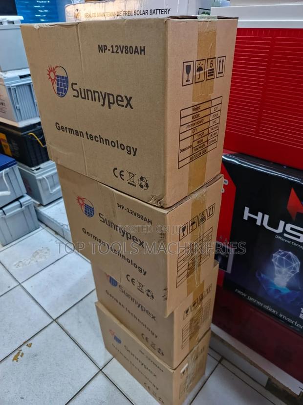 Sunnypex 80ah 12V German Battery