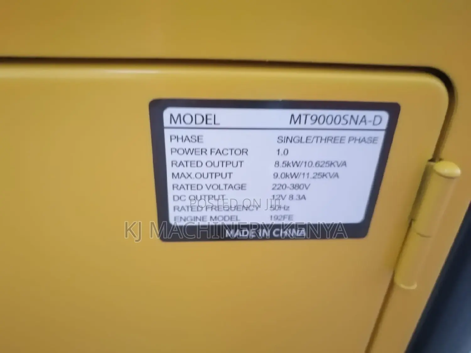 Diesel Silent Generator 11kvw Heavy Duty Key Start