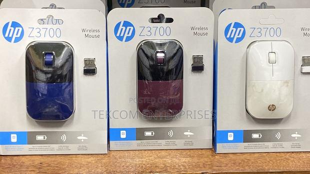 Hp Wireless Mouse Z3700 Blue - 7uh88aa - main view