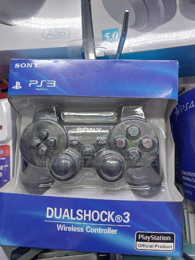 Playstation 3 Dualshock 3 Wireless Controller Black PS3 PAD - main view