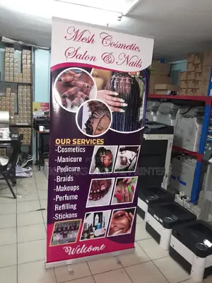 Narrow Base Roll Up Banner Printing + Stand