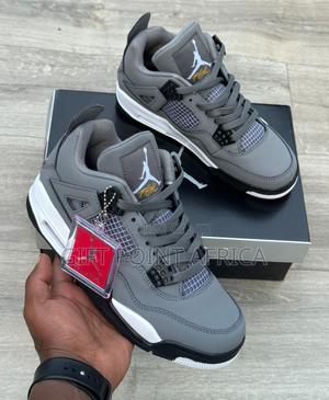 Air Jordan 4 Gray Sneakers - thumbnail 2
