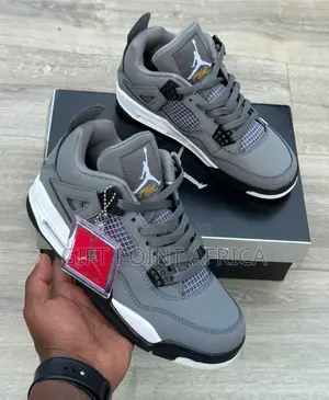 Air Jordan 4 Gray Sneakers