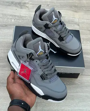 Air Jordan 4 Gray Sneakers