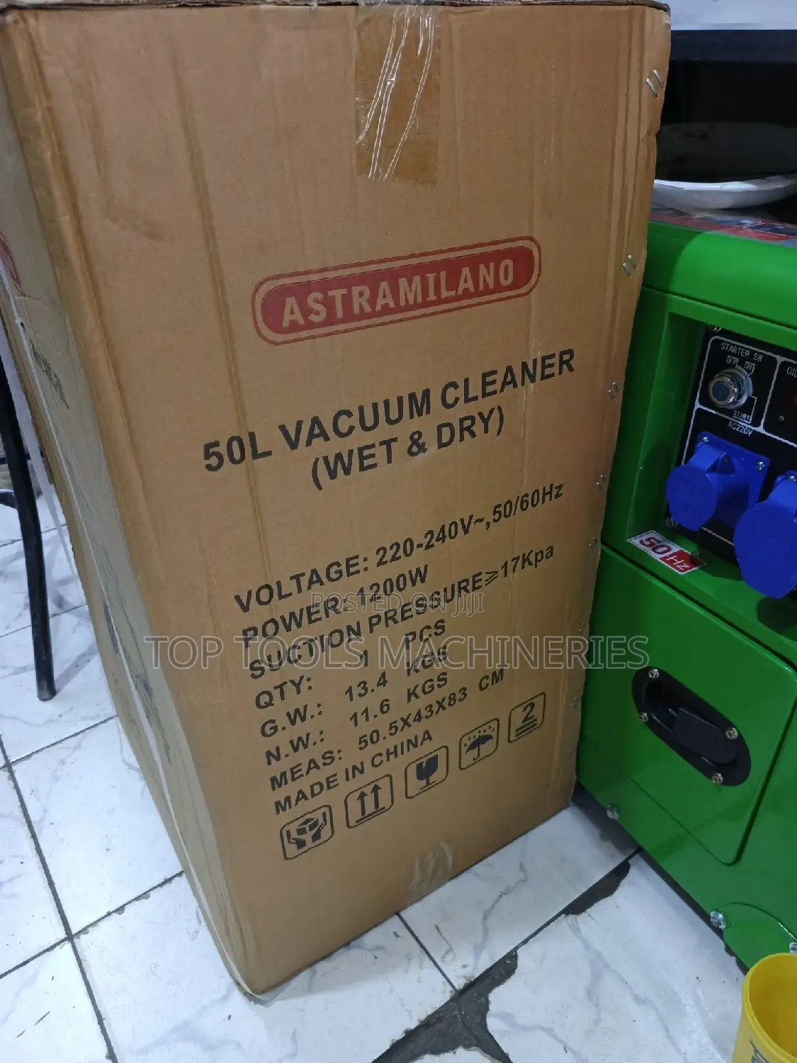 Astramilano 50litres Wet and Dry Vacuum Cleaner