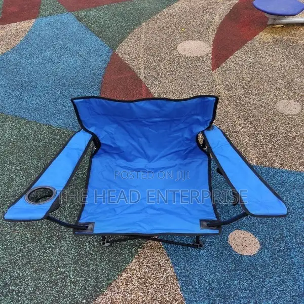 New, Stylish Blue Camping Chair.