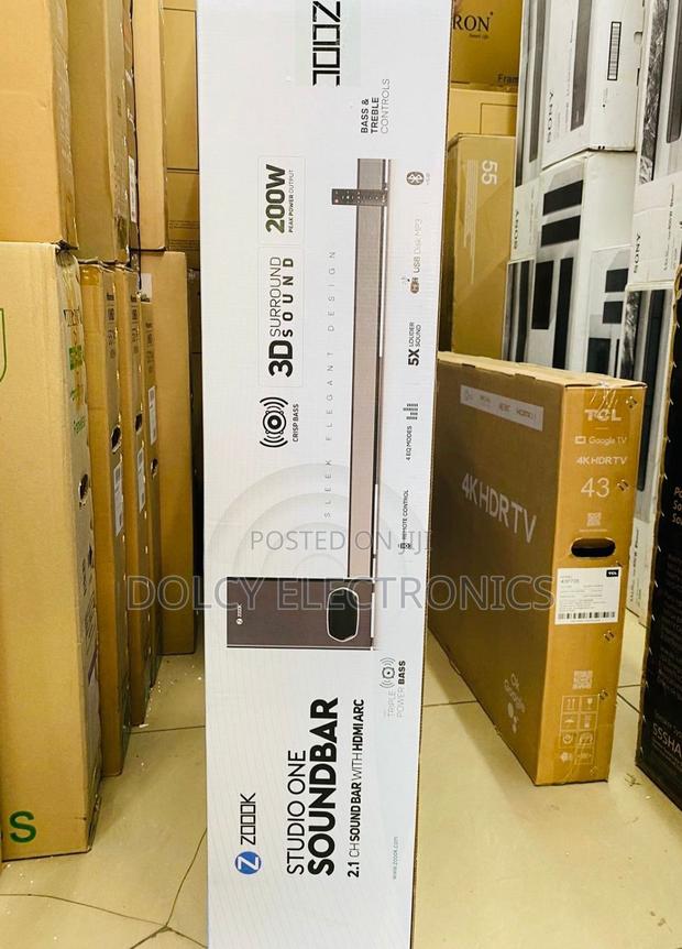 Zoook Studio 2.1CH Sound Bar 200 Watts