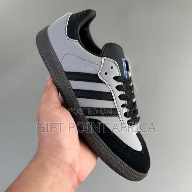 Adidas Samba Sneakers Grey Black in Colour - thumbnail 3