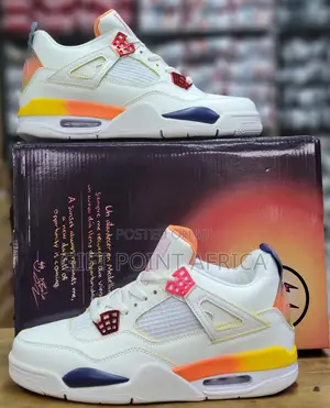 Jordan 4 Frozen $Balvin Sneakers