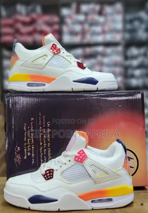 Jordan 4 Frozen $Balvin Sneakers