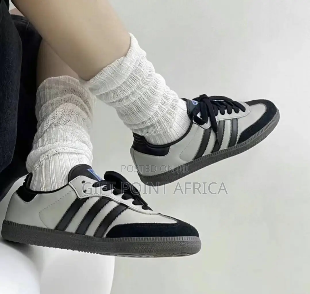 Adidas Samba Grey White Sneakers
