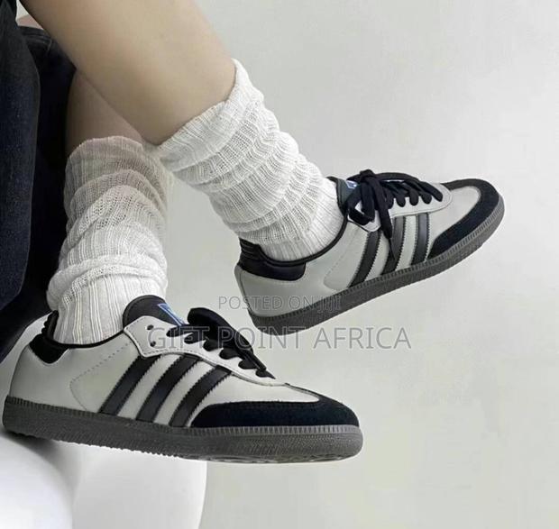 Adidas Samba Grey White Sneakers