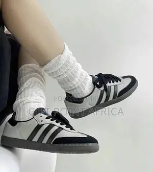 Adidas Samba Grey White Sneakers