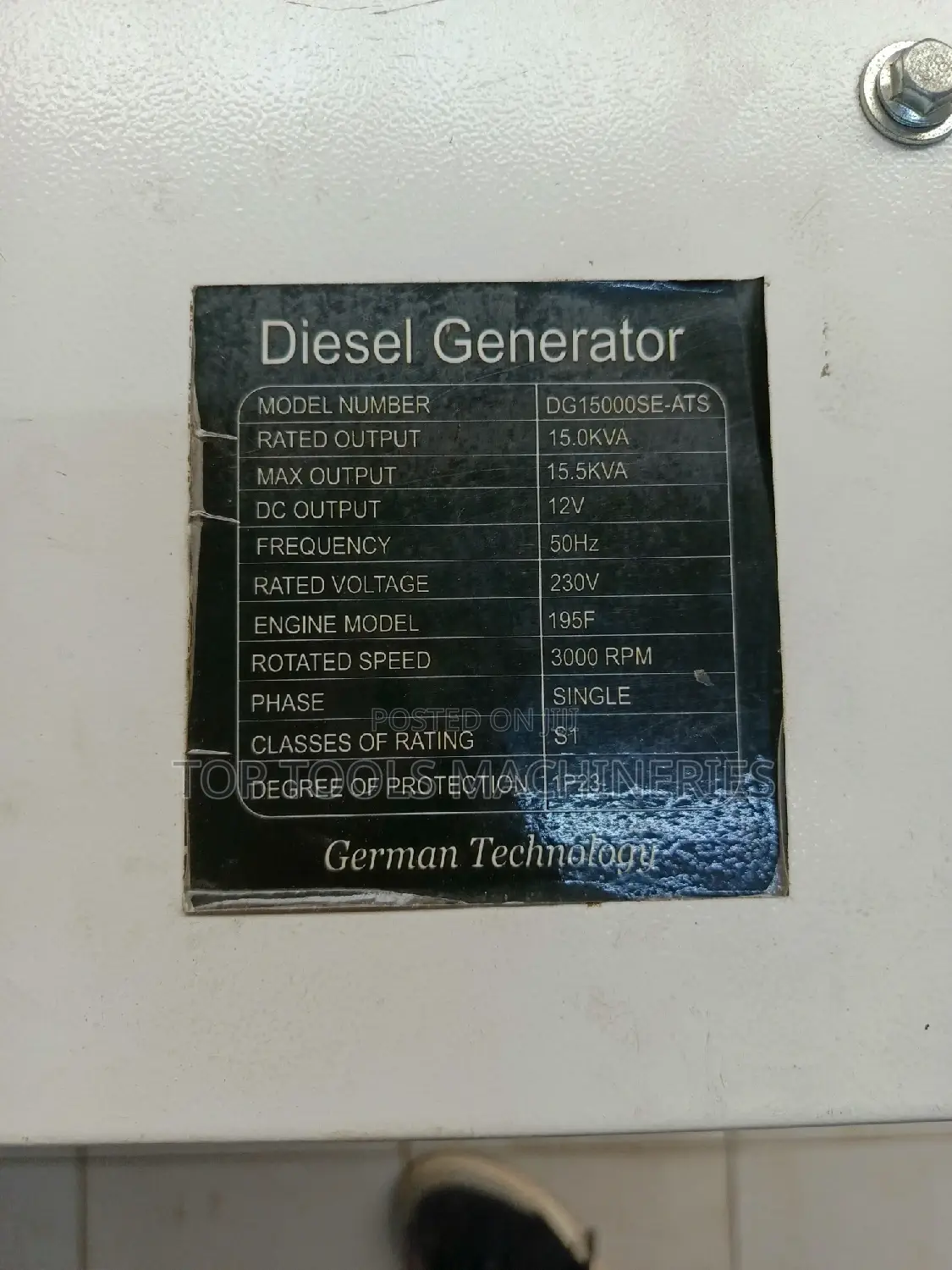 Girasol 15kva Single Phase Diesel Silent Generator