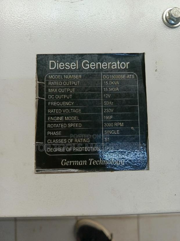 Girasol 15kva Single Phase Diesel Silent Generator - thumbnail 2