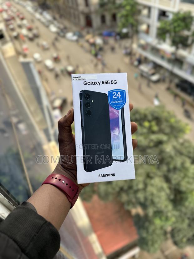 New Samsung Galaxy A55 128 GB Black - thumbnail 3