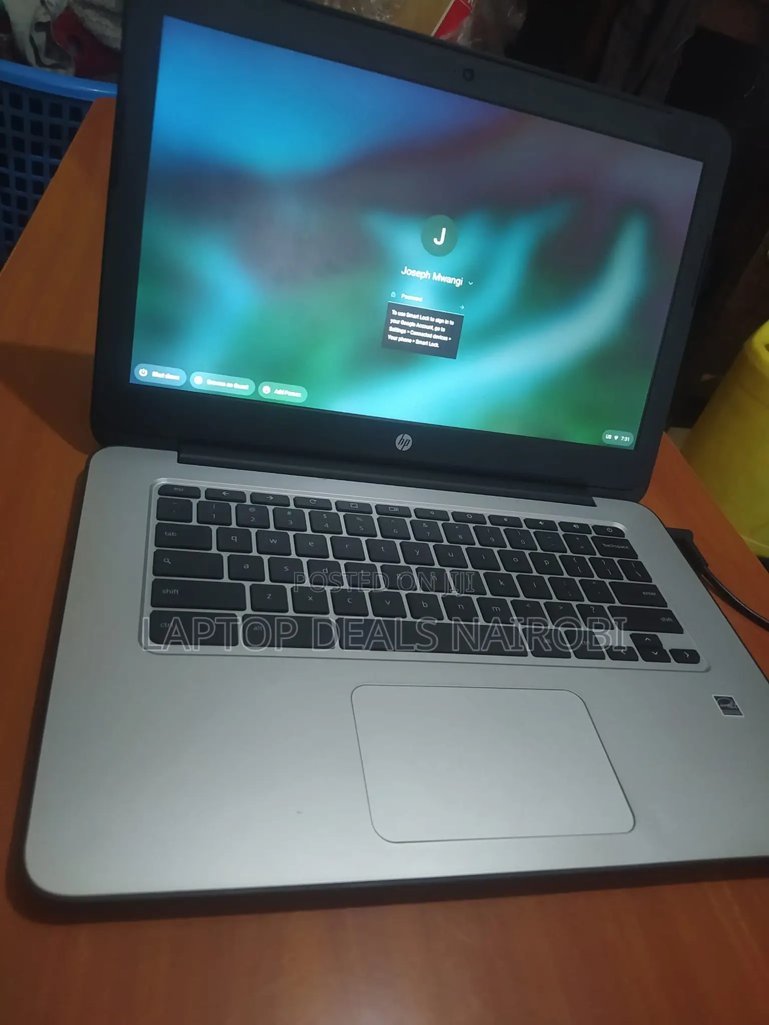 Laptop HP Chromebook 13 4GB Intel Celeron eMMC 16 GB