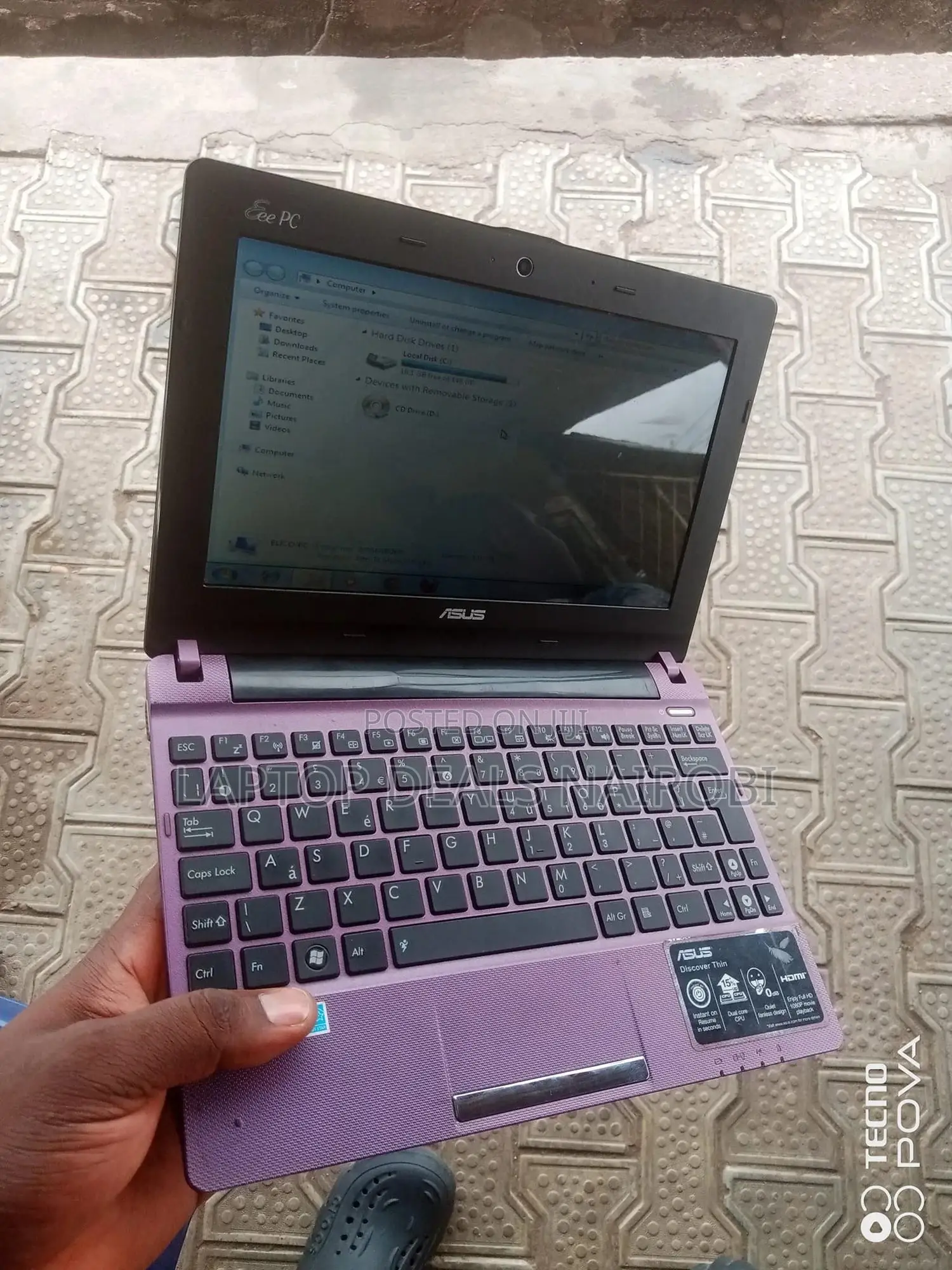 Laptop Asus Transformer Mini T103HAF 2GB Intel Atom SSD 160GB