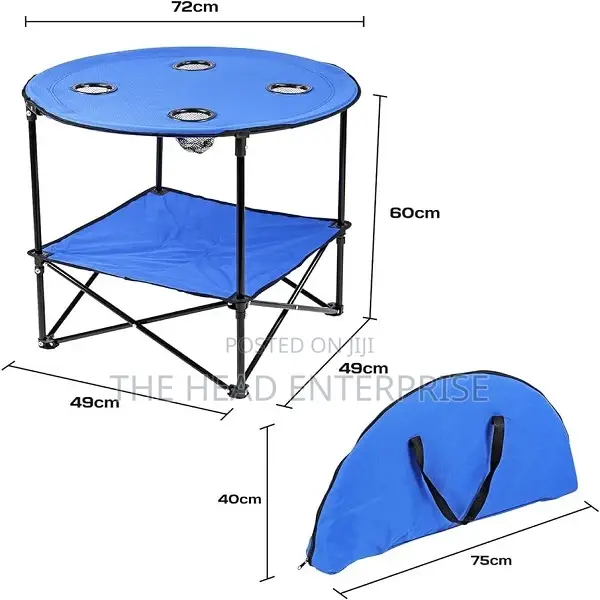 Stylish Blue, Outdoor Table.