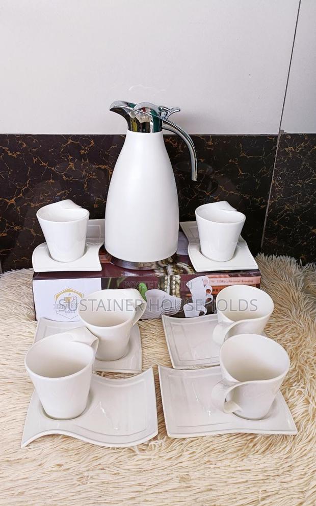 *New In!!13 PCS Tea Sets**White - main view