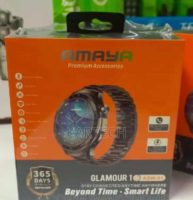 Amaya Glamour 1 Bluetooth Call Smart Watch - ASW-01 - thumbnail 2