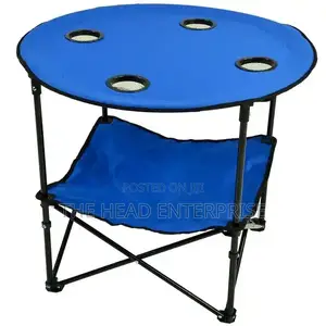 Stylish Blue, Camping Travel Table