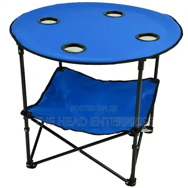 Stylish Blue, Camping Travel Table