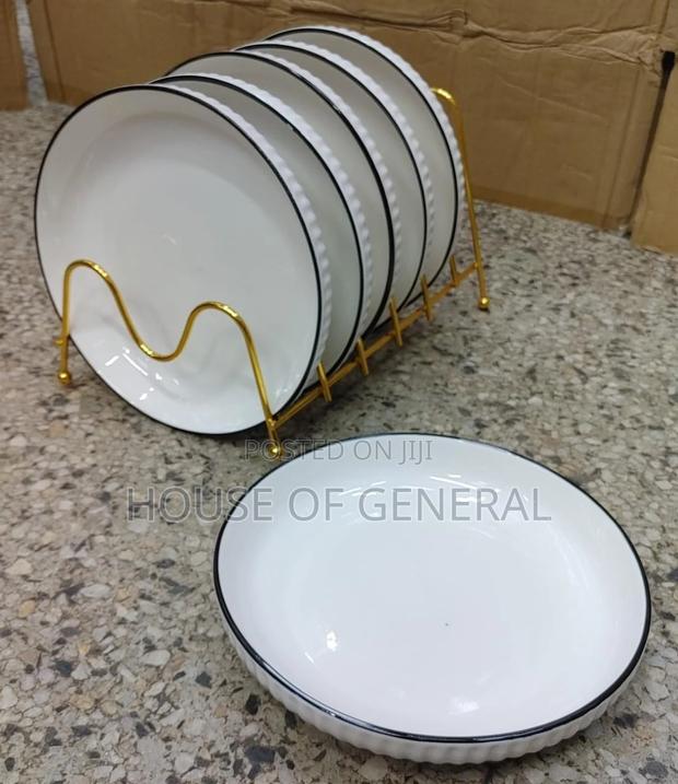 *8 Inches Ceramic Pasta Plates Available 6pcs