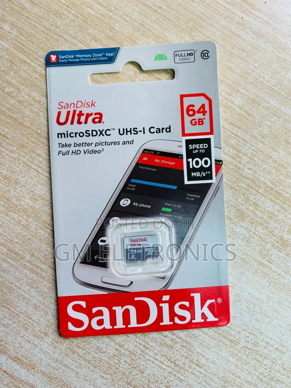Sandisk 64gb Ultra Memory Card - 64 Gb Micro Sd